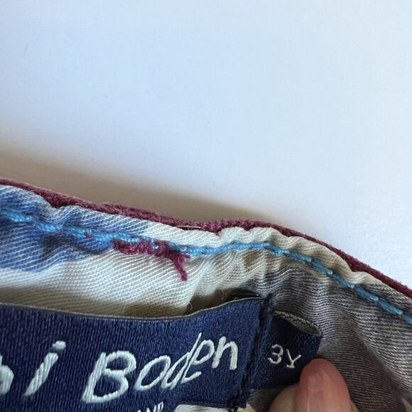 Mini Boden Burgundy Pants 3Y - Picture 9 of 9